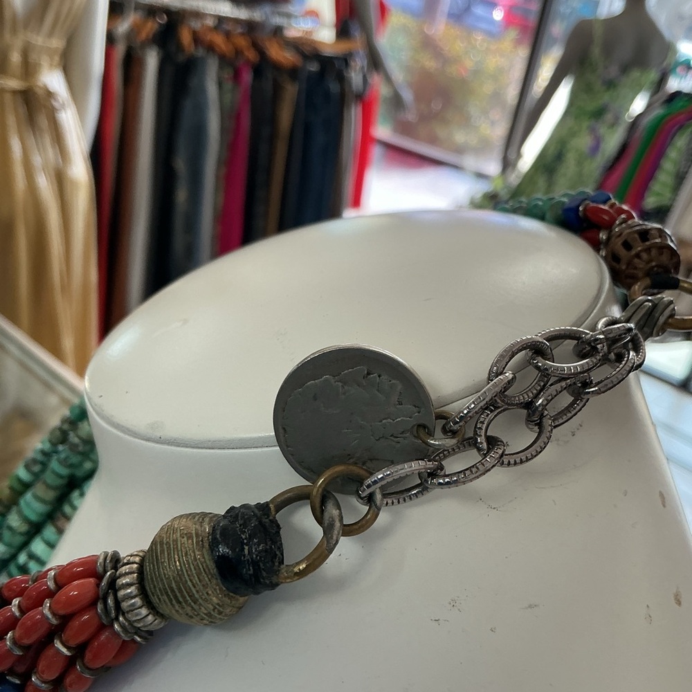 Vibrant Multicolor Beaded Necklace